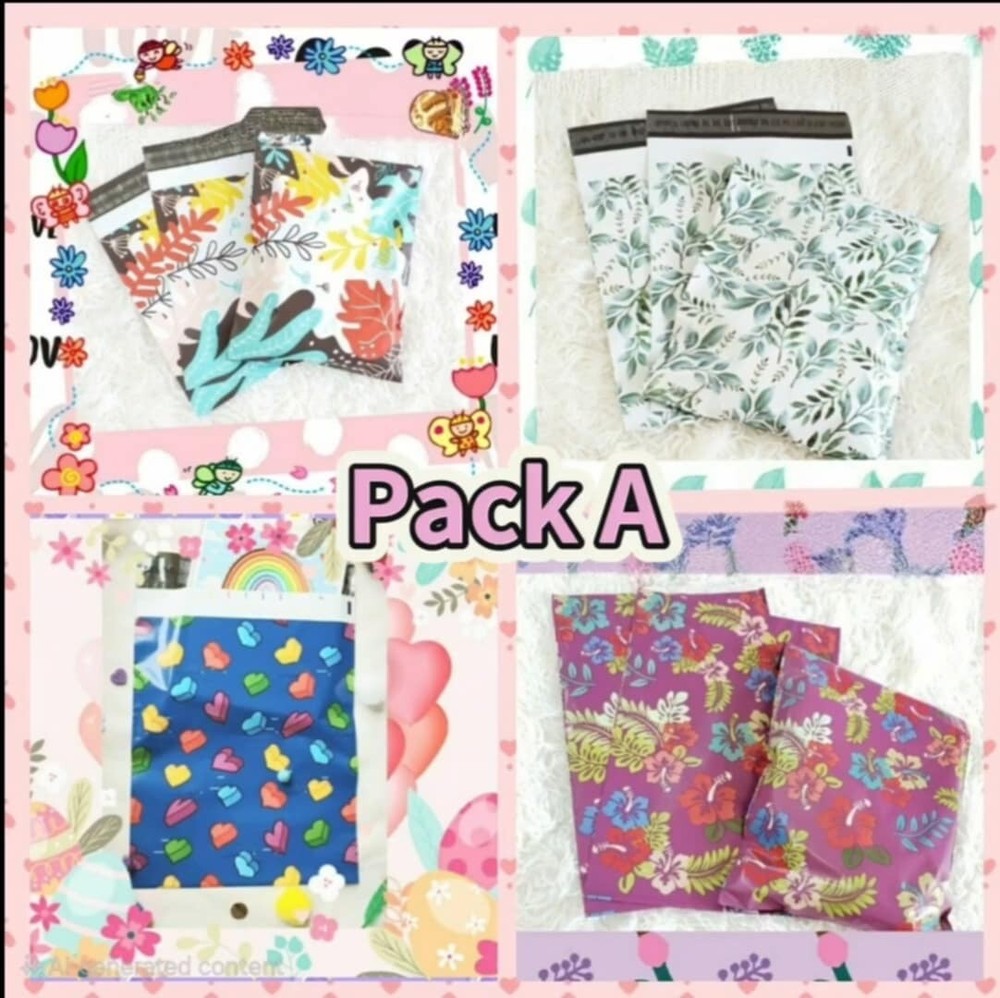 10×13 Poly Mailers Designer Self Adhesive Shipping Envelope Bags Choose design