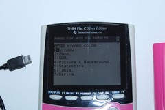 Texas Instruments Pink TI-84 Plus C Silver Edition Graphing Calculator