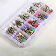 200 pcs Dental Teeth Prophy Brushes Polishing Tapered Latch Type Mixed 2.35mm po
