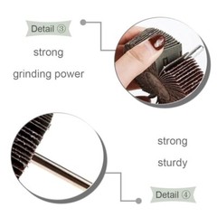 5PCS Drill Flap Wheel Sander 1-1/2x1x1/4″Flapper Sanding Grinding 40 80 120 Grit
