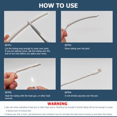 4:1 Heat Shrink Tubing Waterproof Dual Wall Adhesive Shrinkable Tubes Wires Wrap