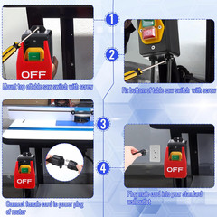 1 Pack 120/230V Single Phase On/0Ff Switch, 120V 2HP Router Table Switch with La
