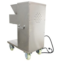 110V Stainless Commercial Meat Slicer with 5mm Blade Feed Port 9.1″×7.87″ 750W