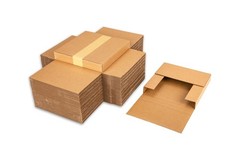 7″ 45 RPM Vinyl Record Mailers (NOT for 12″ LPs), 7.5″ x 7.5″ x 1.1″ Thin Kra…