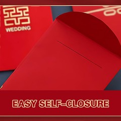 Mini Chinese Wedding Red Envelopes, Approximately 45 Pack, Traditional Floral…