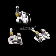 10kit Dental Ortho Metal AZDENT Bracket Braces Mini/Standard Roth/MBT Hook 3 4 5