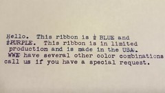 Universal Typewriter Ribbon 2″ x 1/2 Inch Black and Red Ink Twin Spool USA Made