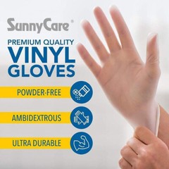 1000pcs Vinyl Gloves Powder Free (Latex Nitrile Free)🔥[DISCOUNTS] 🔥 Large