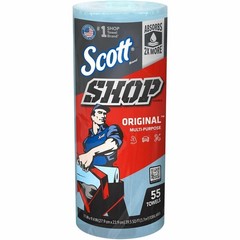 10″ x 12″ Kimberly-Clark 75190 Shop Towels Blue 1 Box of 200 1 Box of 200 Towels