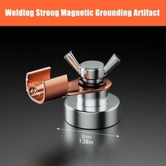 ✅ Strong HeavyDuty Magnetic Welding Ground Clamp Tool Welder Magnet Holder 1PC ✅