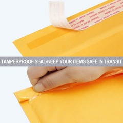 50Pcs 8×12 Kraft Bubble Mailers Shipping Bags Mailing Padded Self Seal Envelope