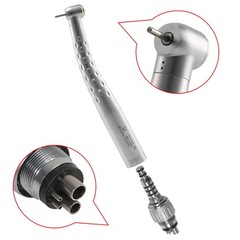 YABANGBANG Dental High Speed Handpiece with 4 Hole Quick Coupler 360 Swivel
