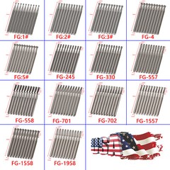 10-100pcs Dental Round Tungsten Carbide FG Bur For High Speed Handpiece