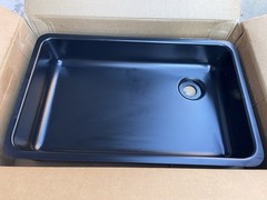 DURCON DROP IN SINK A55 BLACK ONYX EPOXY RESIN LAB 25x15x4.75″ QTY AVAILABLE