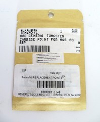 ***Lot of 6***, TUNGSTEN CARBIDE TIPS FOR SCRIBER PEN, GENERAL TOOLS 88P