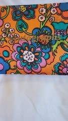 Flower Power Vintage 1970’s Autograph Book Satin Cover Flowers Hong Kong Unique