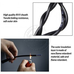 3 Pin Waterproof Extension Cable Connector Male Female Outdoor Led Light IP67