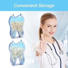 YAFIYGI 100 PCS Temporary Crowns for Teeth 1 Count (Pack of 100), White