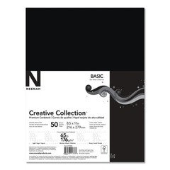 Neenah Paper Creative Collection 65 lb. Cardstock 8.5-inch x 11-inch, Black
