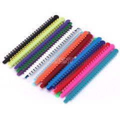 AZDENT Dental Ortho Ligature Ties Elastic Rubber Bands 1000Pcs/Bag 23 Colours