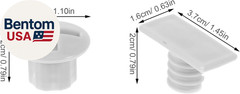1 Set Plastic Replacement Parts for Play Equipment Enhanced Safety Bolts Nuts