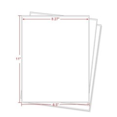 8.5″x11″ Full Sheet Address Shipping Labels Blank Self Adhesive 8-1/2″ x 11″ UPS