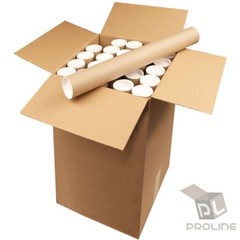 3″x36″ ProLine Premium Kraft Mailing Shipping Tubes with Caps – 2 Tubes