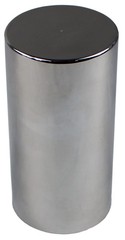 33mm Chrome ABS Plastic Cylindrical Screw on Lug Nut Covers Caps for Semi Tru…