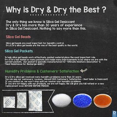 10 gram X 60 PK “Dry & Dry” Silica Gel Desiccant Packets(Reusable)-FDA Compliant