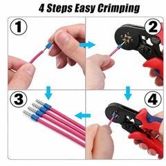 1200 Wire Ferrule Kit Cable End Crimp Terminals Pin Insulated Connectors US NEW