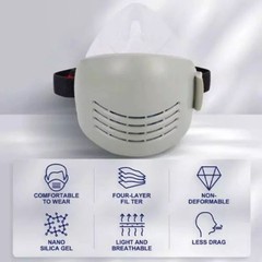 Half Face Cover Respirator Gas Mask Safety Filters for Painting Spray Facepiece