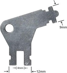 Non Applicable Commercial Paper Towel Dispenser Key Compatible with Silver