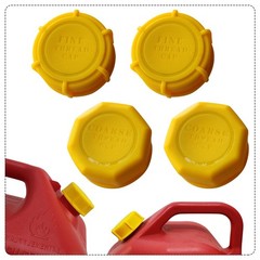 Gas Can Cap, Gas Can Cap Replacement (2+2 kits-Yellow), High Compatibility, F…