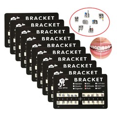 YOKA Dental Ortho Metal Brackets Braces Mini Standard Roth MBT 022 018 345 Hooks