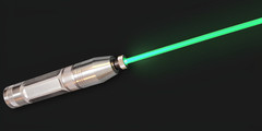 500mW Green Laser – Silver Bullet Edition – 5-Modes – Sharp Diode – Pocket Sized