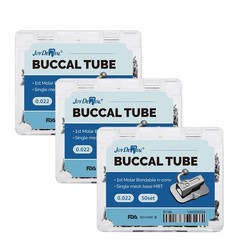 200pcs Dental Ortho Buccal Tubes 1st Molar MBT 022 Non-Conv Mesh Base Joydental