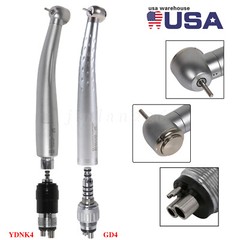 1-5 Dental High Speed Handpiece + 4 Hole Quick Coupler 360° Swivel Fit KaV NSK