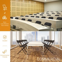 (4-10 Pack) Plastic Folding Stackable Chairs Seat Office Home Wedding Party