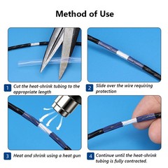 Clear 4:1 PTFE Heat Shrink Tubing 260°C HIGH TEMP Tube Preservative Sleeving
