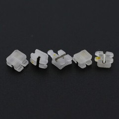 Orthodontic Bracket Ceramic Metal Slot Aesthetic Braces Roth 018 022 3M Clarity