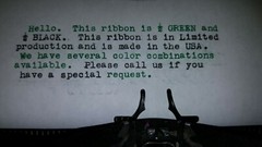 Universal Typewriter Ribbon 2″ x 1/2 Inch Black and Red Ink Twin Spool USA Made