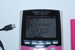 Texas Instruments Pink TI-84 Plus C Silver Edition Graphing Calculator