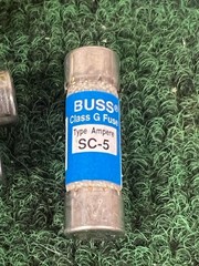 14 Pieces of Bussmann SC-5 General Purpose Buss Class G Fuses New and Tested