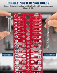 55 Nut and Bolt Thread Checker Thread Checker Standard and Metric Bolt…