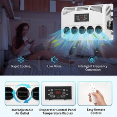 12V 11000 BTU Truck Air Conditioner Split AC Fits Semi Trucks Bus RV Caravan