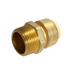 1 Pc XFITTING 3/4″ Push Fit x 1″ Male NPT Threaded Adapter, Lead Free Brass