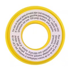 1/2 in. x 260 in. Yellow Thread Sealing PTFE Plumber’s Tape (2-Pack)