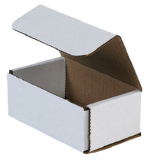 100 Pack 5x3x2 White Corrugated Shipping Mailer Packing Box Boxes 5″ x 3″ x 2″