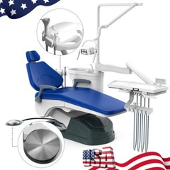 FDA Dental Unit Chair Computer Controlled Motor PU Hard Leather & Doctor Stool