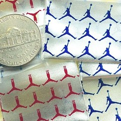 BaggiesSince1987 – 1510 DESIGN ZIP BAGS 100PCS M JORDAN FLY SILVER, READ DETAILS
